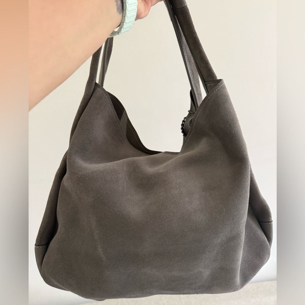 Coach 1941 Bandit Hobo 39 Grey Suede Extremely Rare - Picture 2 of 16